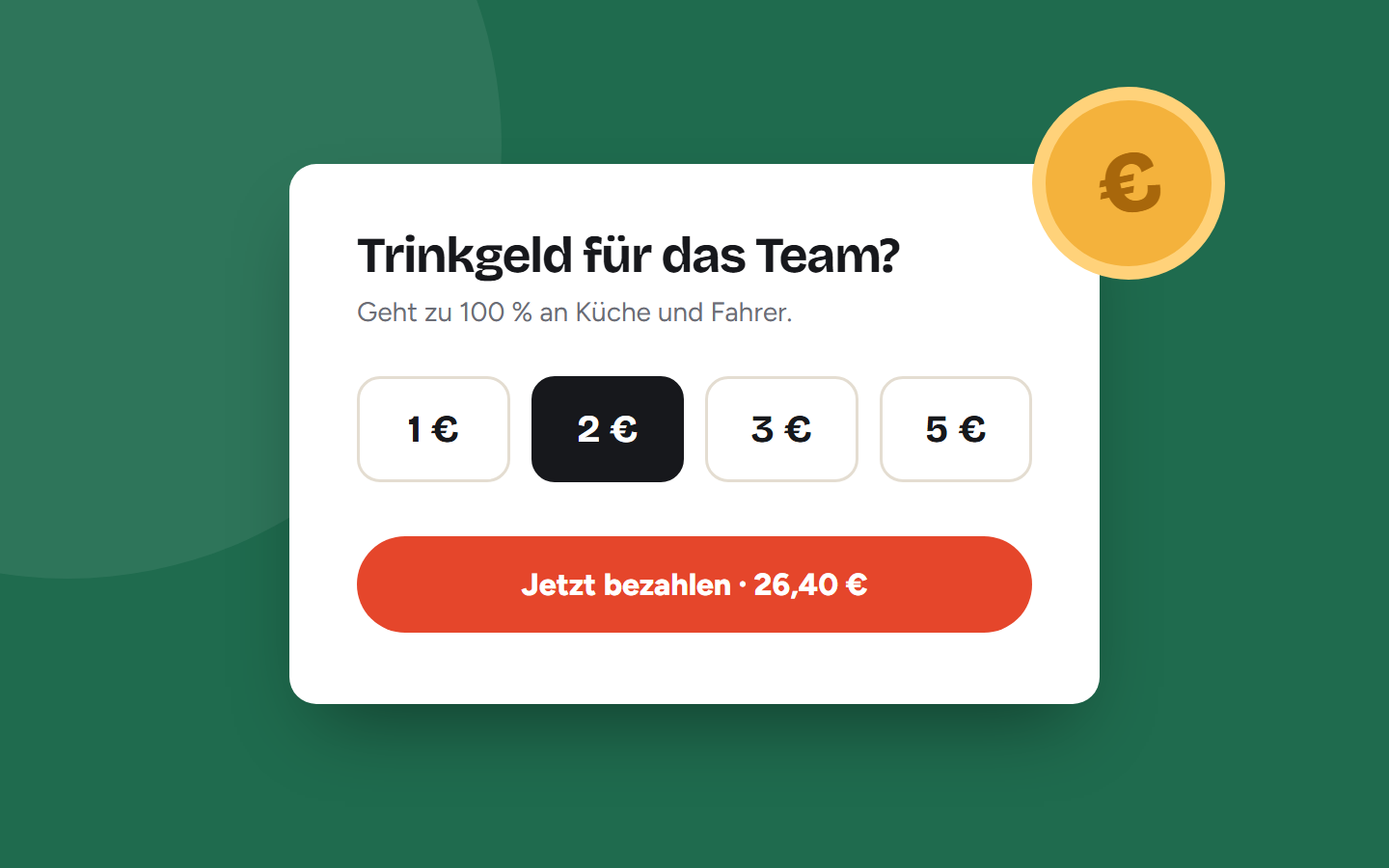 Trinkgeld in Zeiten von Online-Bezahlung